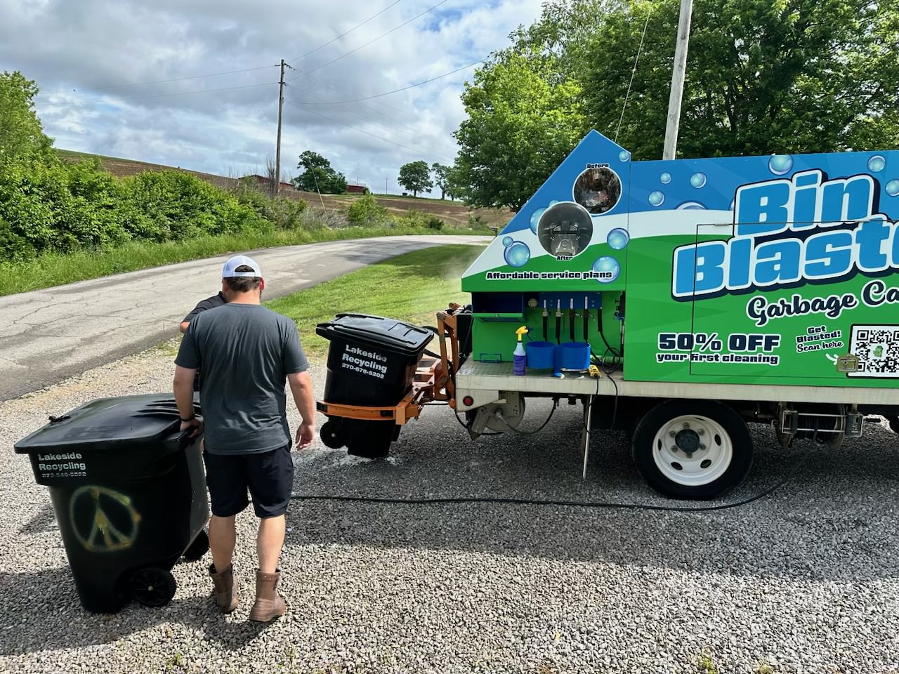 Garbage Can Cleaning Service in Glasgow Bin Blasters