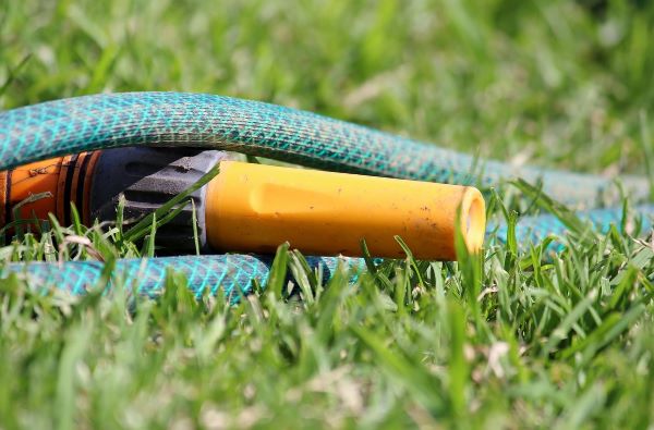 Garden hose with fitting